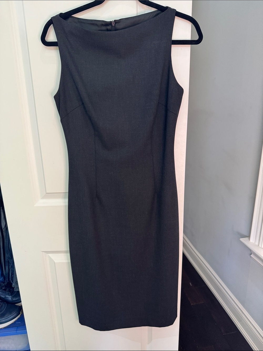 Zara Sleek Sleeveless Black Midi Dress and matching blazer
